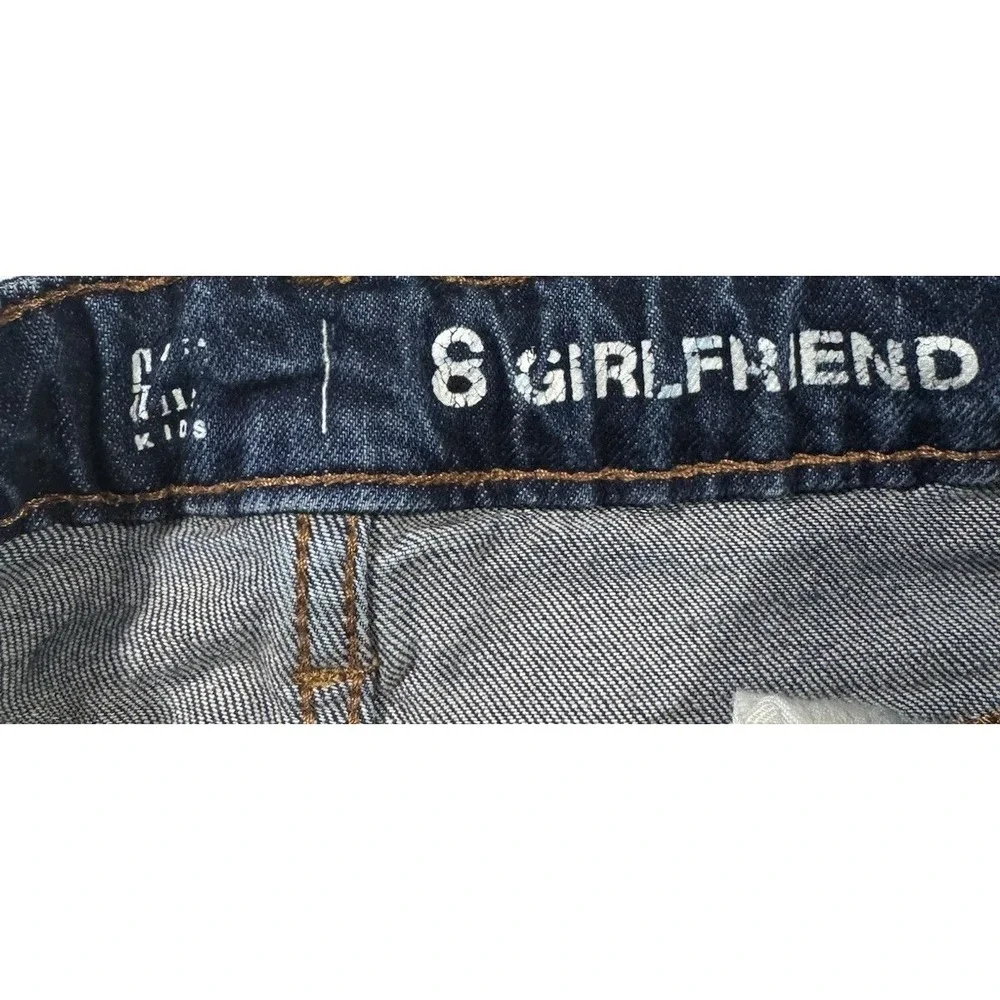 GAP Kids Jeans Girls 8 Blue Medium Wash Cotton Stretch Comfort Casual Everyday